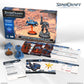 StarCraft: Tabletop Miniatures Game – Terran Jim Raynor & Point Defense Drone Hero Expansion Set – 2 Unpainted Plastic Miniatures, Cards and Base – Archon Studio