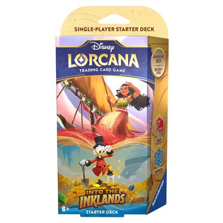 Disney Lorcana: Into the Inklands Starter Deck (Ruby & Sapphire)(release 2/23)