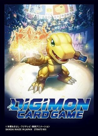 Digimon Card Game Official Sleeves - Digimon 3rd Anniversary Agumon Card Sleeves 2024 (60-Pack)