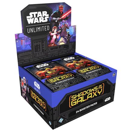 Star Wars: Unlimited TCG Shadows of The Galaxy Booster Display (Set of 24 Booster Packs)