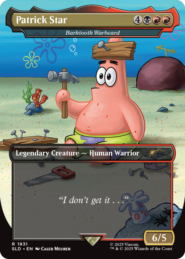 Magic the Gathering Secret Lair x SpongeBob SquarePants: Legends of Bikini Bottom (Foil)