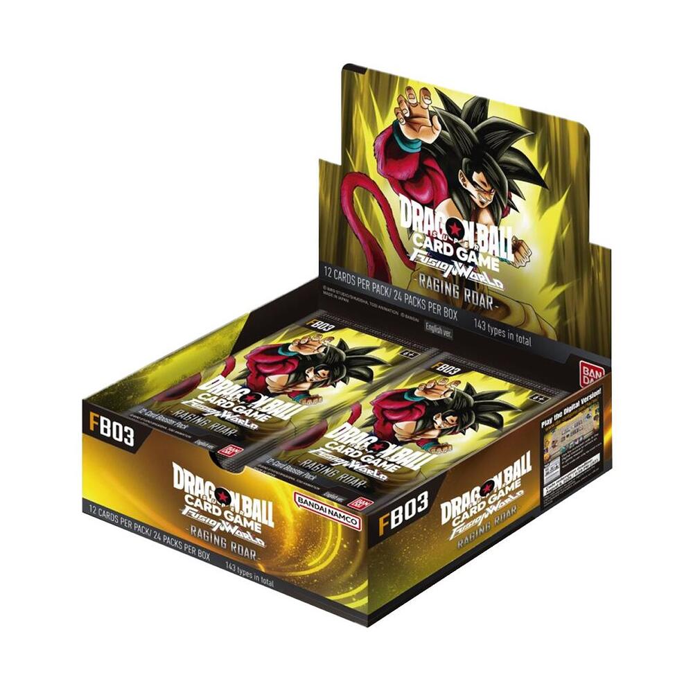 Dragon Ball Super TCG: Fusion World 03 Booster Box Raging Roar (FB03) - 24 Packs