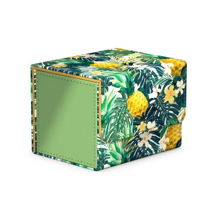 Ultimate Guard Deck Box Sidewinder 100+ Floral Places Deck Box - Bahia Green