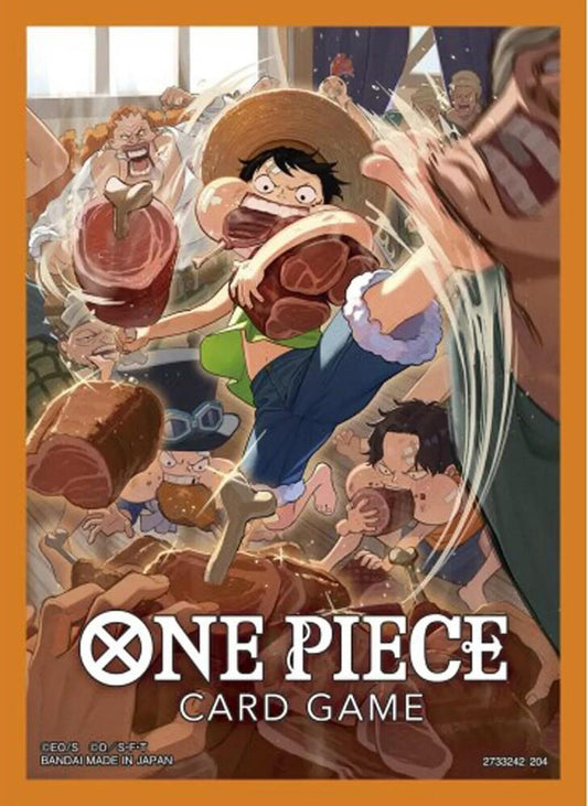 One Piece Card Game Official Sleeves: Assortment 7 - Monkey.D.Luffy (70-Pack)