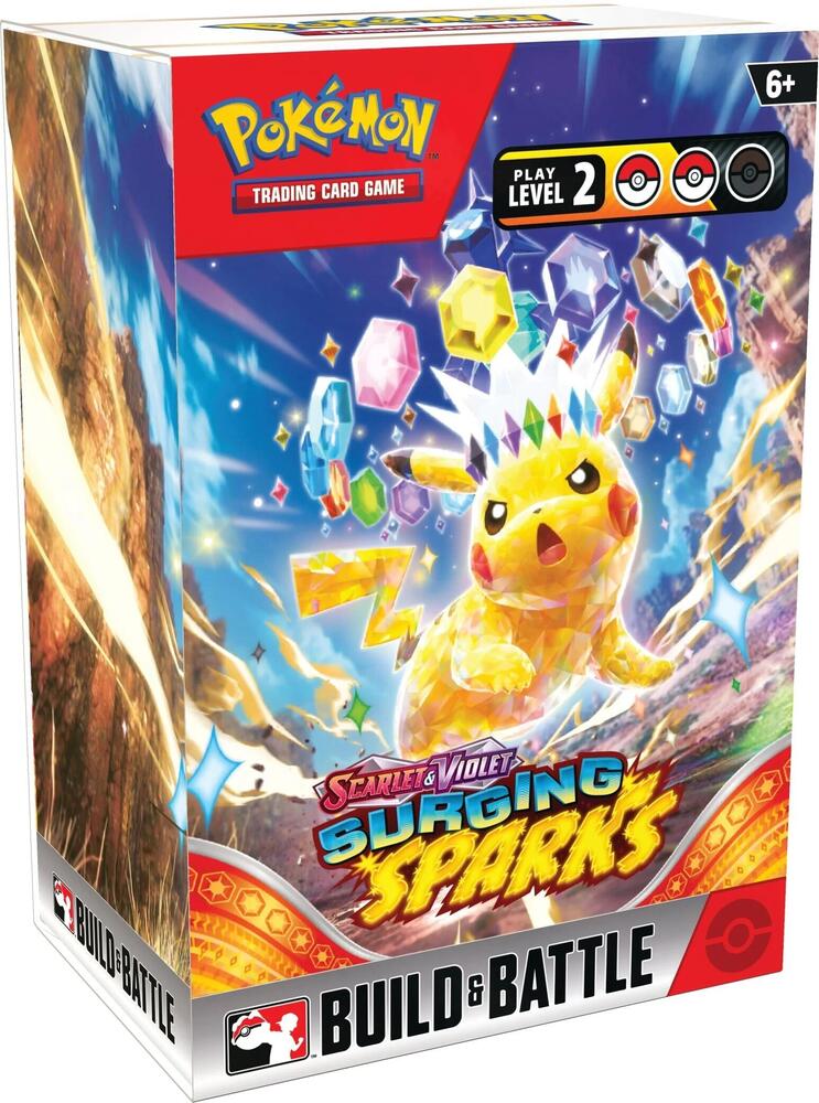 Pokemon TCG: Scarlet & Violet - Surging Sparks Build & Battle Box