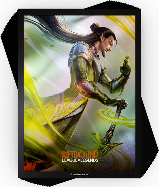 Riftbound: League of Legends Trading Card Game Unleashed Master Yi Art Card Sleeves [100 Count]