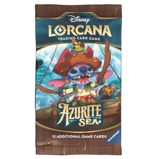 Lorcana TCG: Azurite Sea: Booster Pack (1 PACK) - 12 Cards