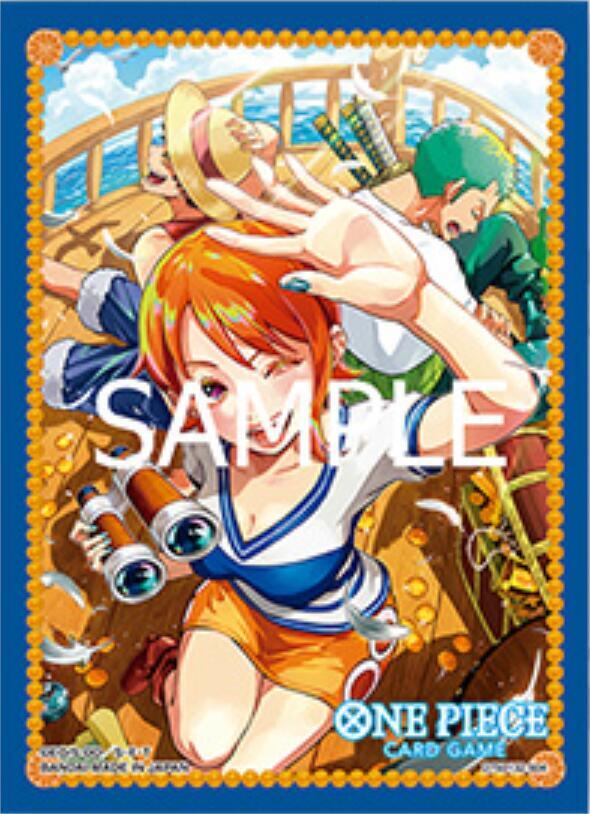 One Piece Card Game Official Sleeves: Assortment 8 - Sailor Nami (70-Pack)