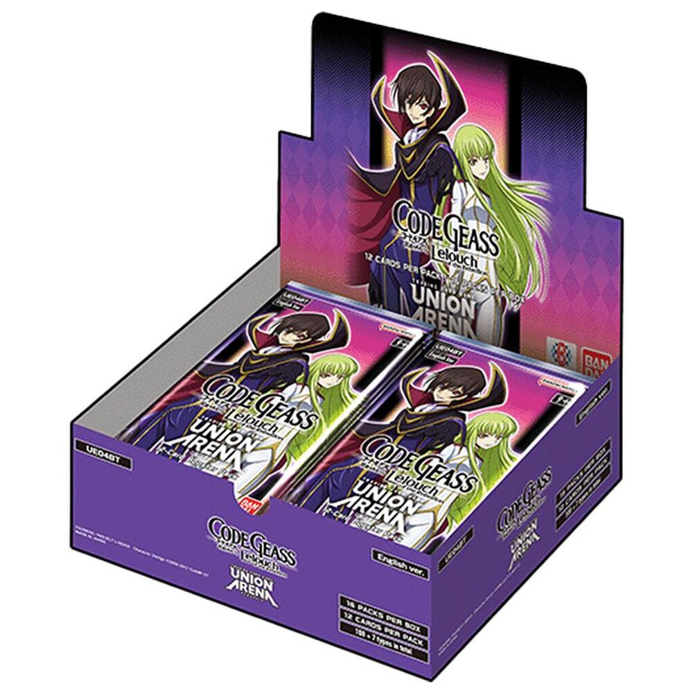 UNION ARENA CARD GAME: BOOSTER Box: CODE GEASS: LELOUCH OF THE REBELLION (UE04BT)