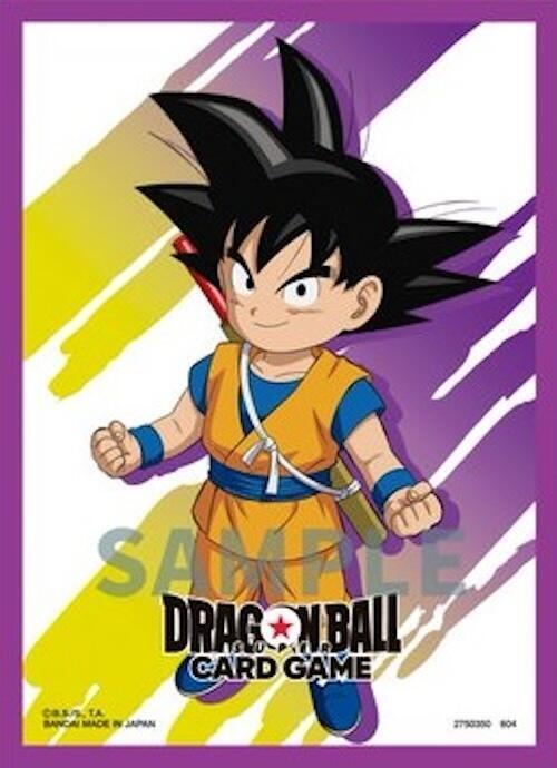 Dragon Ball Super Fusion World Card Game Official Sleeves - Son Goku (Mini) (64-Pack)