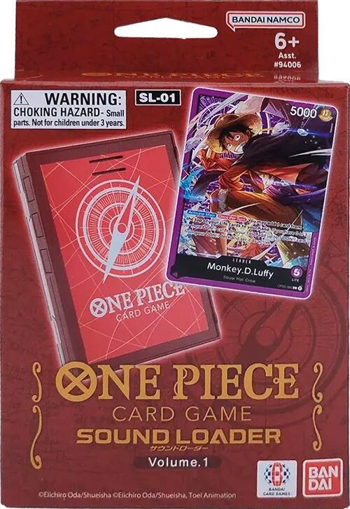 ONE PIECE TCG: SOUND LOADER VOLUME 1: MONKEY.D.LUFFY