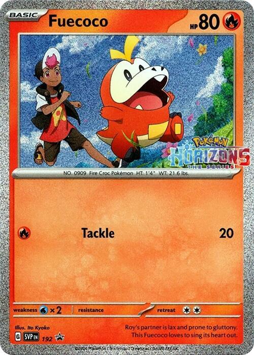 Pokemon TCG Fuecoco [Horizons] - SV: Scarlet & Violet Promo Cards (SV 192)