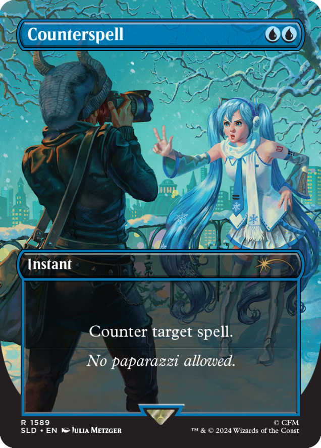 Magic the Gathering Secret Lair x Hatsune Miku: Winter Diva English Edition (Foil)