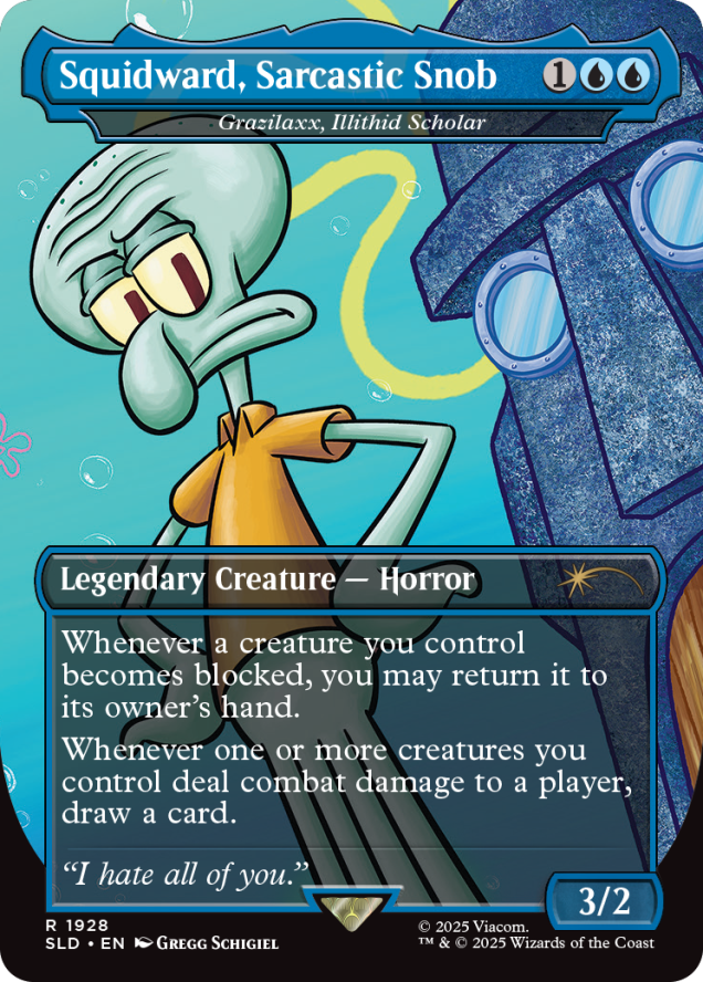 Magic the Gathering Secret Lair x SpongeBob SquarePants: Legends of Bikini Bottom (Foil)