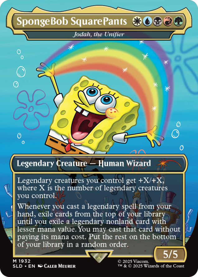 Magic the Gathering Secret Lair x SpongeBob SquarePants: Legends of Bikini Bottom (Foil)