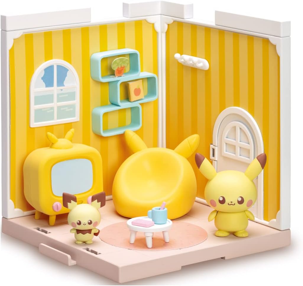 Pokemon Pocket Peace House Living Pikachu & Pichu