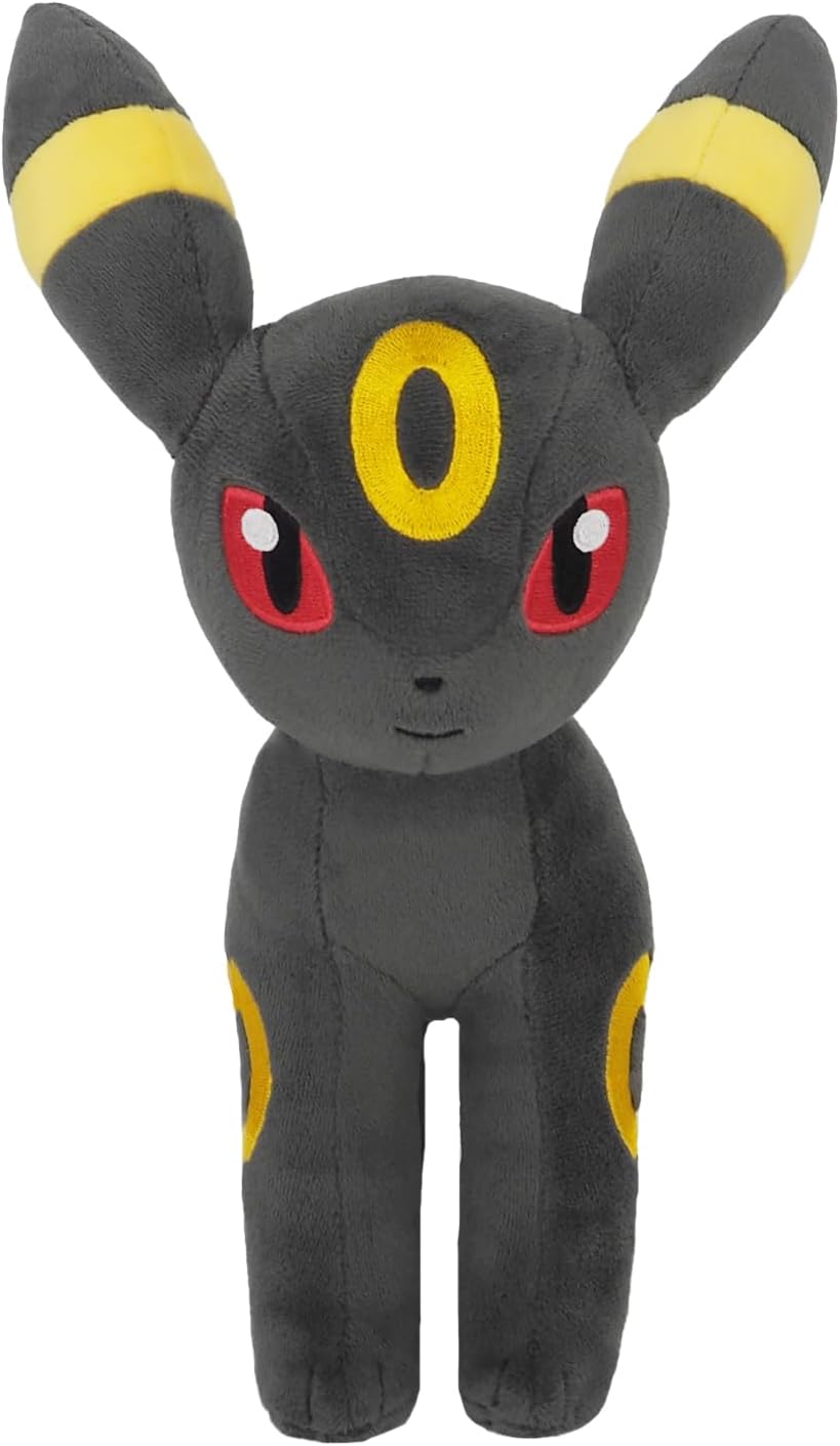 Sanei Trading Pokemon PP259 All Star Collection Umbreon (M) W 6.3 x D 11.0 x H 11.8 inches (16 x 28 x 30 cm) Plush Toy Pokemon