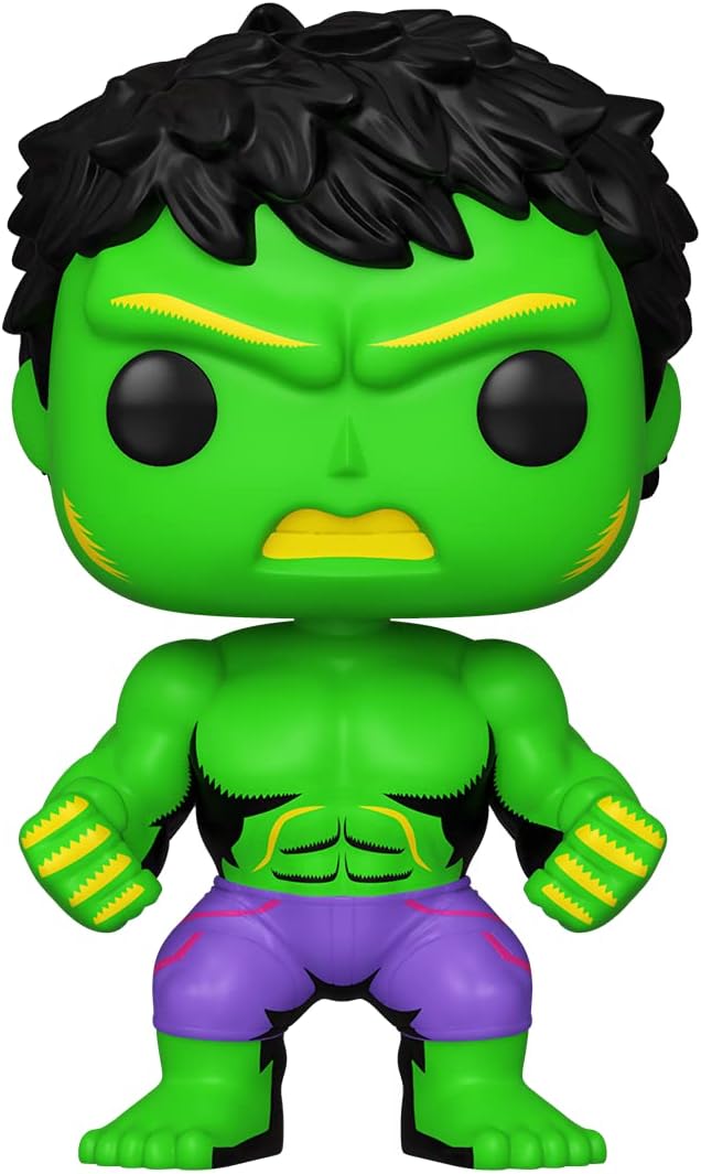 Funko POP! Marvel Avengers: Hulk Black Light Vinyl Figure – Shop Exclusive