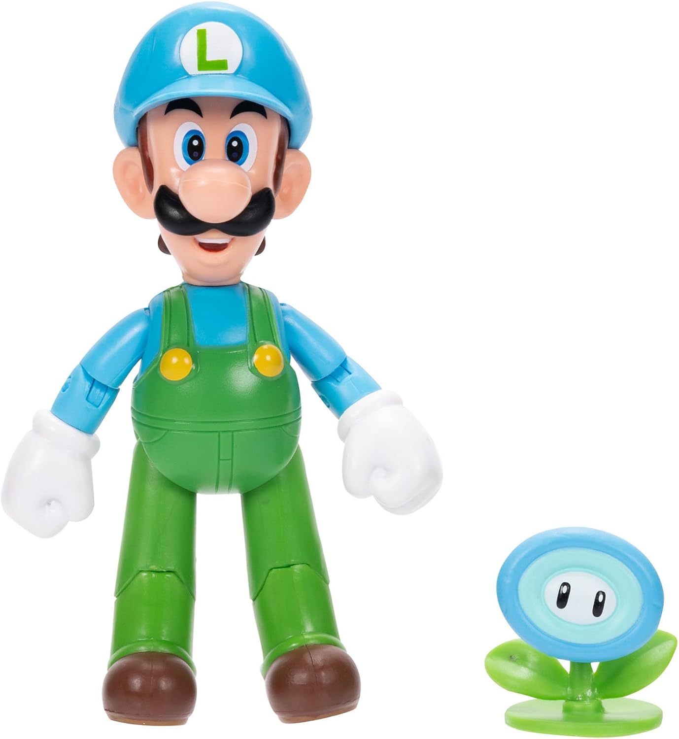 SUPER MARIO World of Nintendo 4" Ice Luigi Figure
