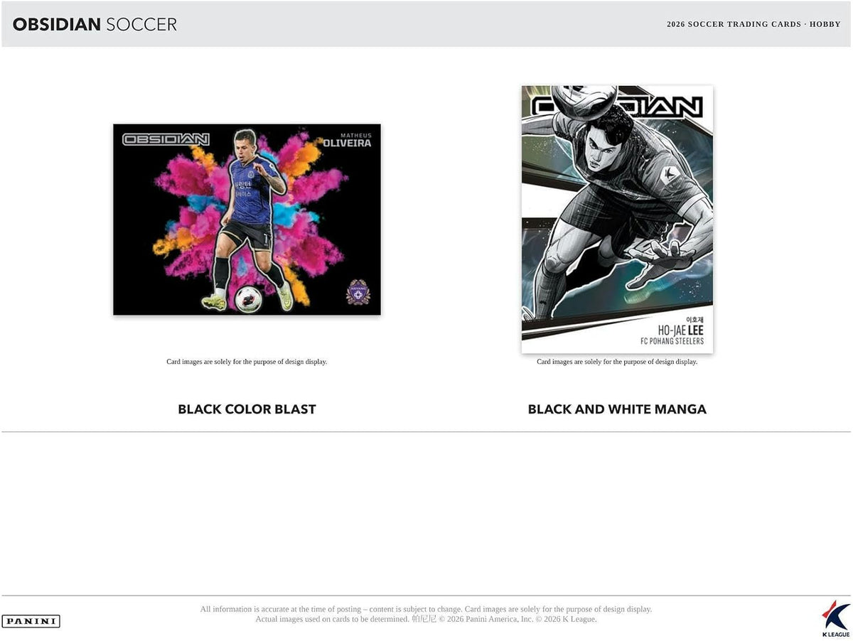 2026 Panini Obsidian K League Soccer Hobby Box