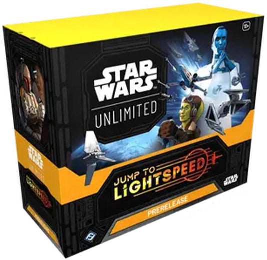 Star Wars: Unlimited TCG Jump to Lightspeed PRERELEASE Box - Includes 6 Booster Packs, Ages 12+, 2+ Players, 20 Minute Playtime, Made by Fantasy Flight Games - Presale Ships 03/14/2025