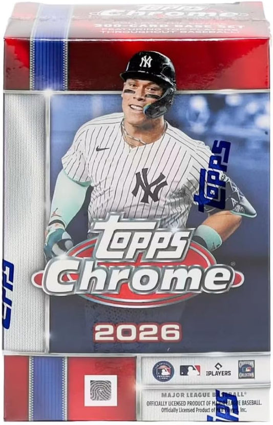 2026 Topps Chrome Baseball Value Blaster Box (7 Packs Per Box)