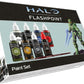 Mantic Entertainment Games Halo: Flashpoint Paint Set - 8 Warpaint Colors, Master Chief Model, Brush & Game Cards Included - Perfect for Painting Miniatures & Halo Flashpoint Enthusiasts