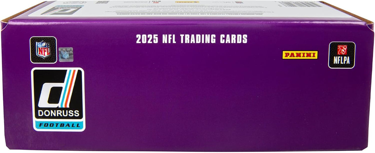 2025 Panini Donruss NFL Football Retail Factory Set – Complete 400-Card Set with 100 Rated Rookies