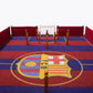 Binho Board Classic Board Game FC Barcelona Football Club Edition - 2-Player Fast-Paced Finger Flicker Pinball Family Board Game - Portable Tabletop Sports Game Set for Any Occasion