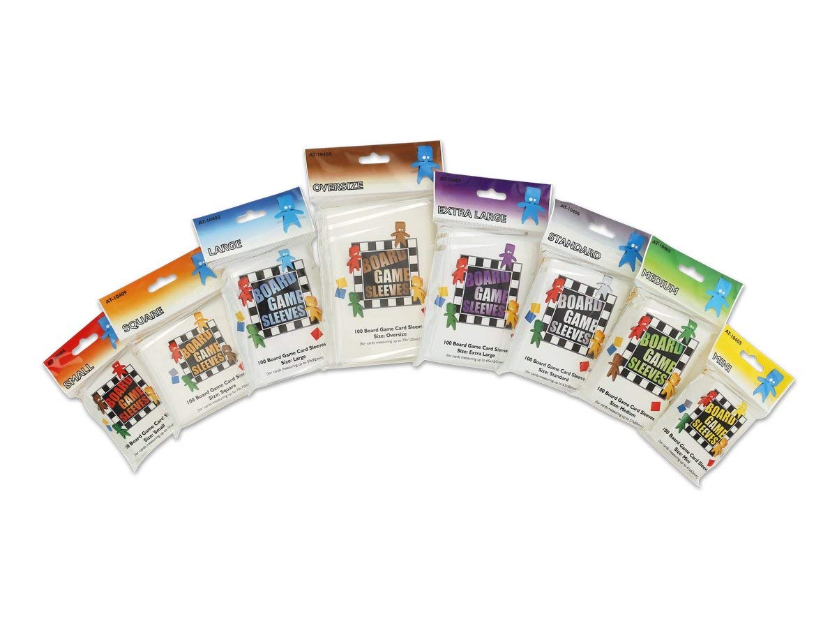 Arcane Tinmen Board Game Sleeves 100 ct Medium Size Card Sleeves Individual Pack