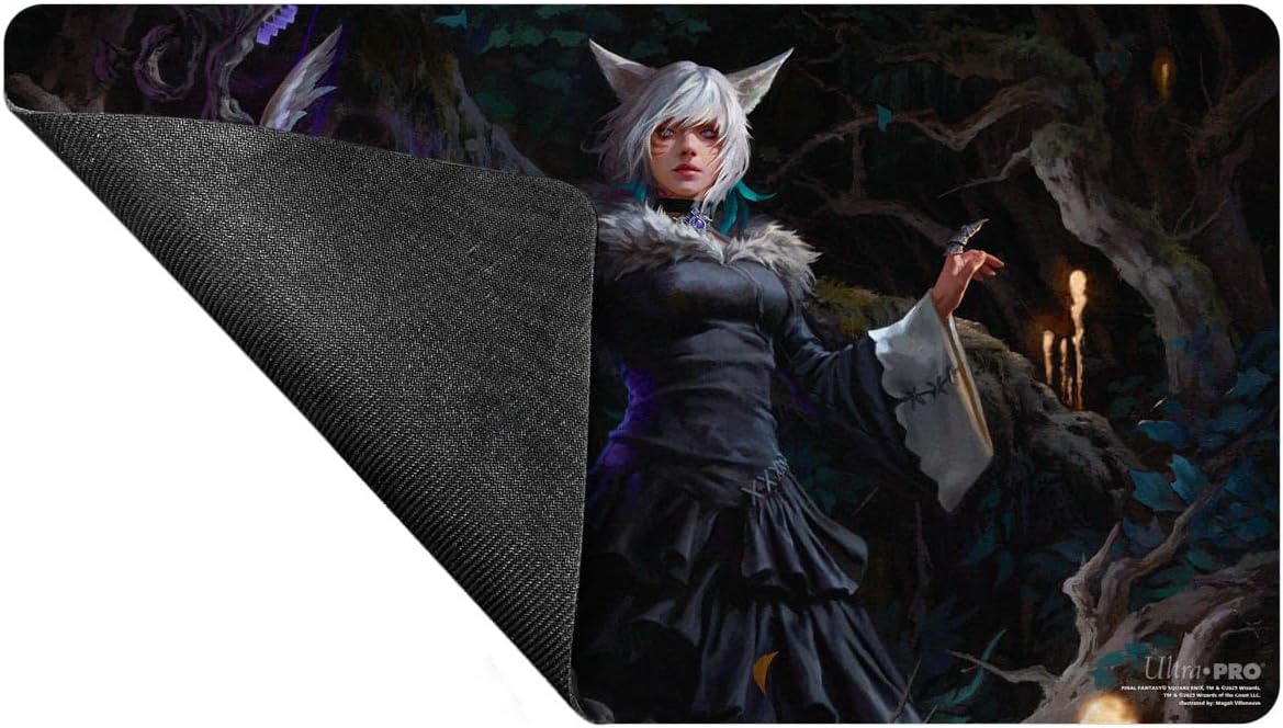 Ultra PRO - Final Fantasy x Universes Beyond Y’shtola, Night’s Blessed (Commander) Playmat for Magic: The Gathering | Card Game Playmat, Final Fantasy Collectibles, Desk Mat Mousepad