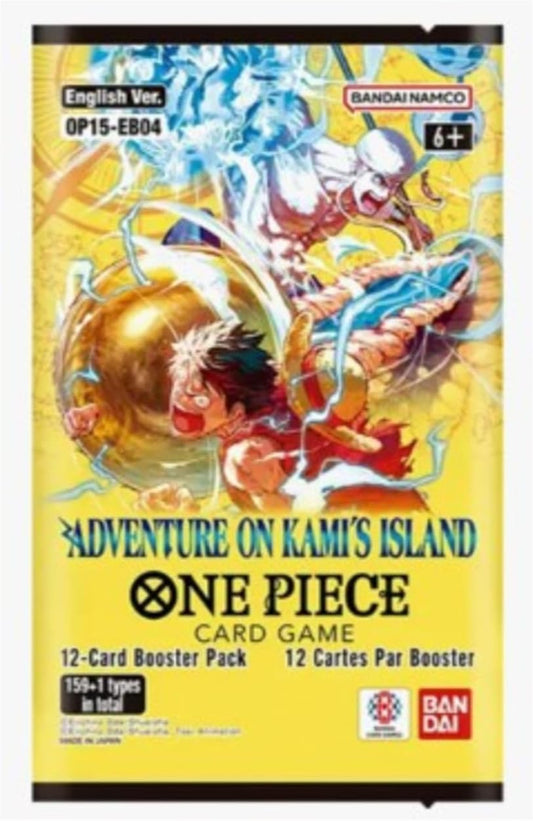 One Piece Card Game TCG Adventure on Kami's Island 12-Card Booster Pack - English Edition - OP15-EB04
