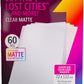 Gamegenic Matte Board Game Sleeves, Pack of 60 Matte Sleeves, 72 by 112 mm Card Sleeves Optimized for Scythe and Lost Cities, Premium Card Protection, FFG Magenta Color Code