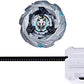 BeyBlade X Sterling Wolf 3-80FB UX Starter Pack Set with Stamina Type Top and Launcher, Authentic Takara Tomy Battle Tops Games, Toys for Boys and Girls 8+
