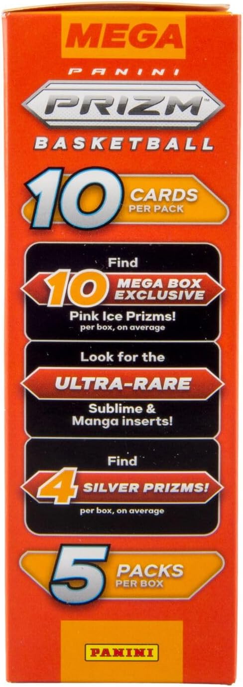 2024-25 Panini Prizm Basketball Mega Box (Pink Ice Prizm)