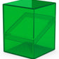 Ultimate Guard Boulder 100+ Clear, Deck Case for 100 Double-Sleeved TCG Cards, Emerald, Secure & Durable Storage for Trading Card Games, Transparent