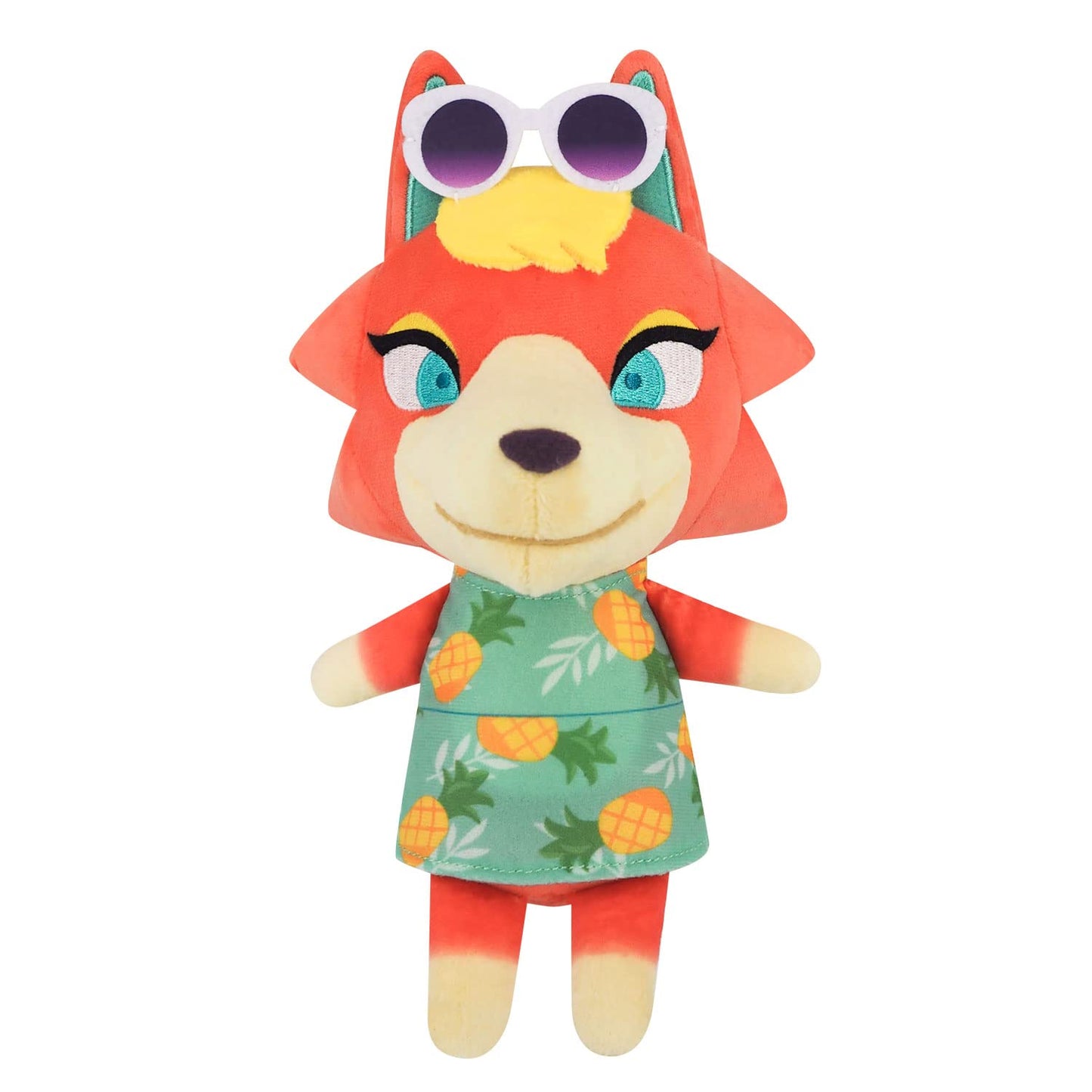 Sanei Boeki DPA09 Animal Crossing All Star Collection Plush Toy, Monica, Size S