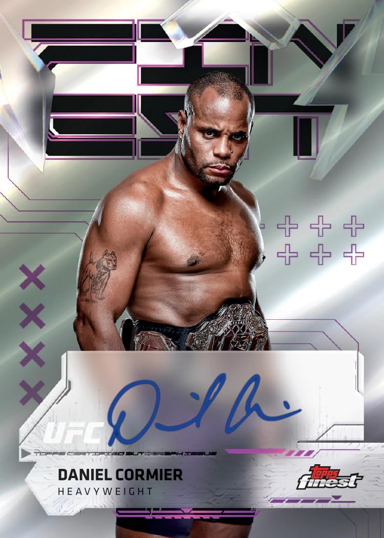 Topps 2025 UFC Finest Hobby Box - 2 Autographs Per Box