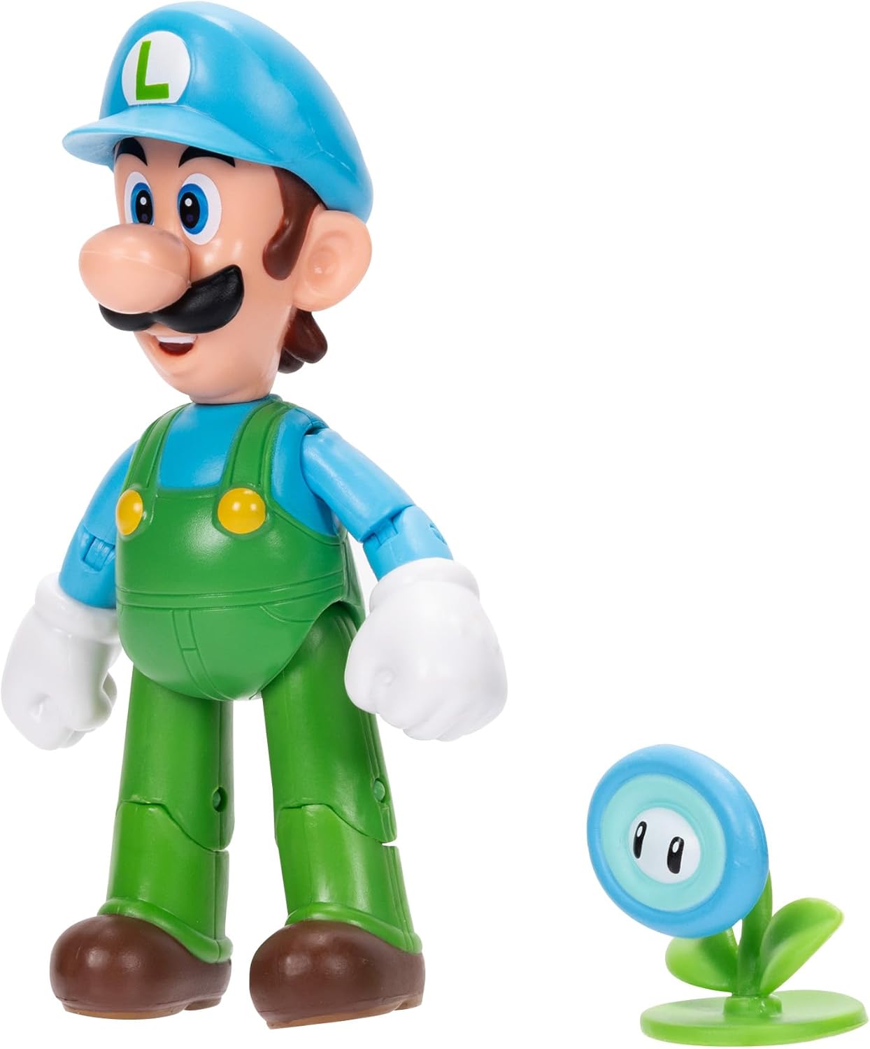 SUPER MARIO World of Nintendo 4" Ice Luigi Figure