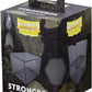 Dragon Shield Strongbox Deck Box Clear Black, Holds 100+ Double Sleeved Cards, Acrylic TCG Storage Case, Vacuum Seal Closure, Stackable, Display Lid, 83.5 x 106 x 75.5 mm