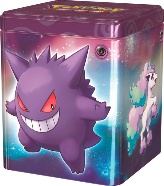 Pokemon TCG: 2024 Stacking Tin Psychic - 3 Packs, 2 Stickers