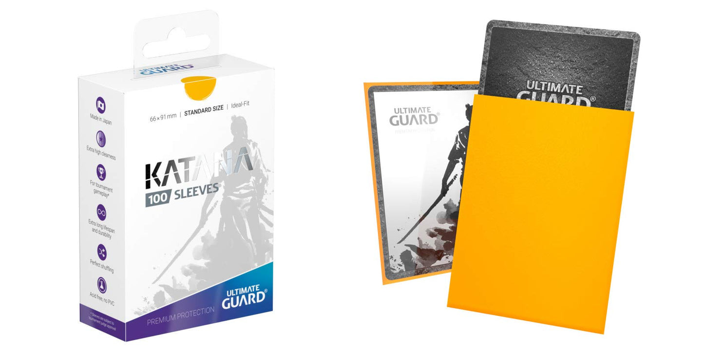 Ultimate Guard Katana Sleeves Standard Size Yellow (100)