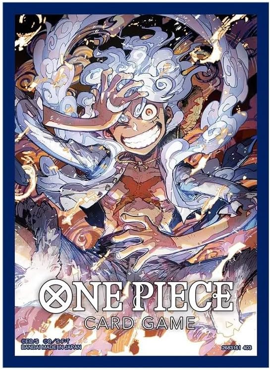 One Piece Trading Card Game Assortment 4 Monkey D. Luffy Card Sleeves [70 Count]