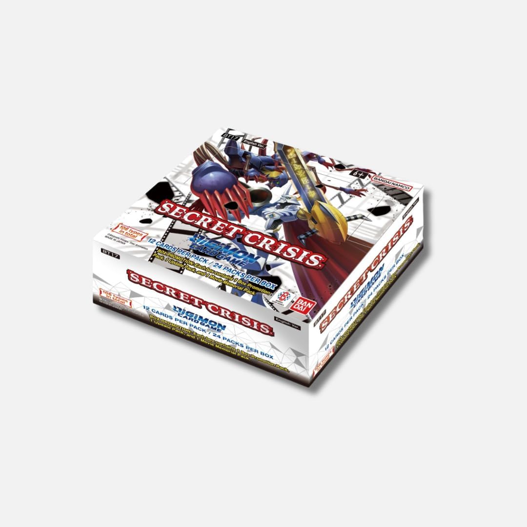 DIGIMON CARD GAME: SECRET CRISIS BOOSTER BOX (BT17) Collectors Emporium NY DIGIMON CARD GAME: SECRET CRISIS BOOSTER BOX (BT17) Collectors Emporium NY
