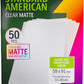 Gamegenic Matte Board Game Sleeves, Pack of 50 Matte Sleeves, 59 by 91 mm Card Sleeves Optimized for Standard American Card Games, Premium Card Protection, FFG Green Color Code