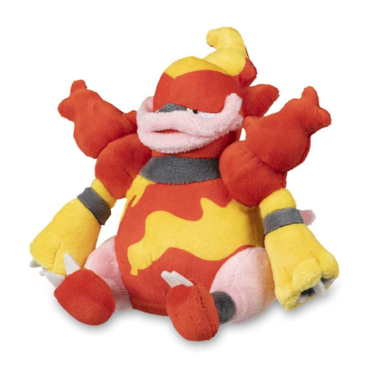 Pokemon Center: Sitting Cuties: Magmortar Plush # 467 -  Generation 4 - 6 In