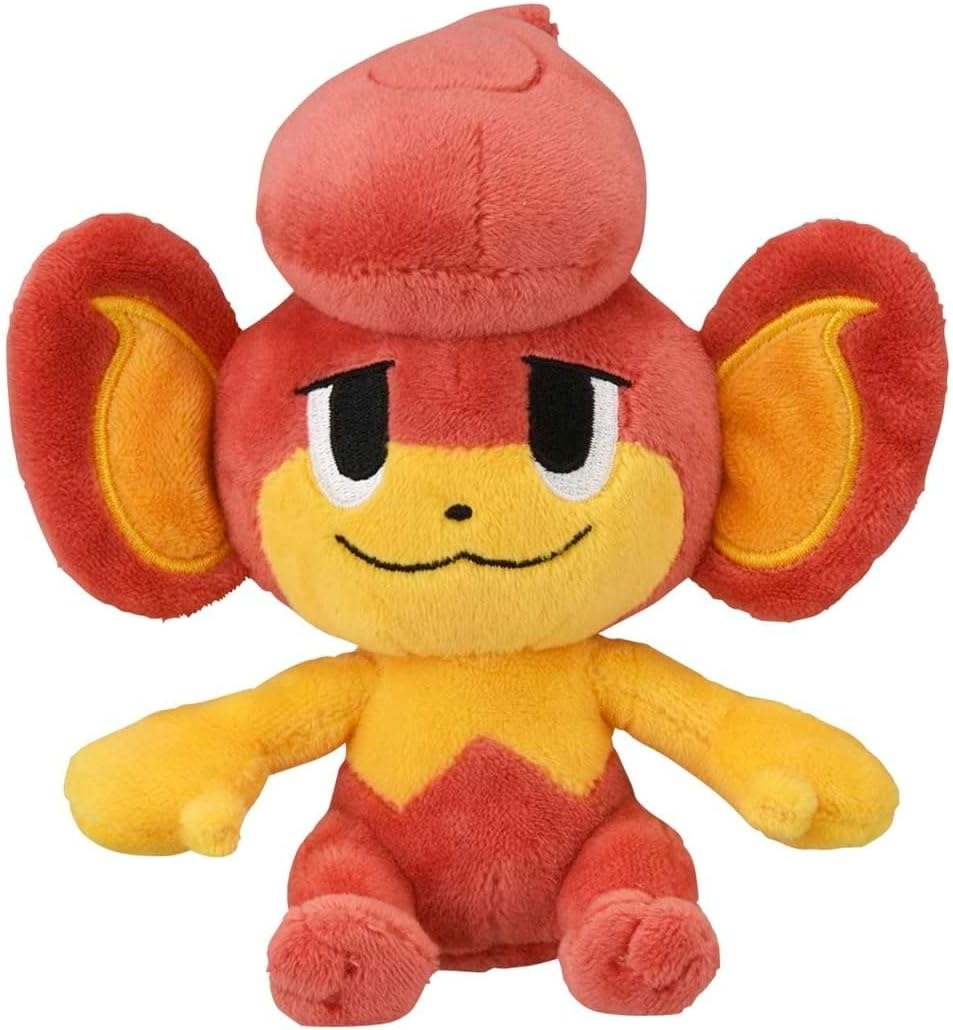 Pokemon Center: Pansear Sitting Cuties Plush, 5 ¾ Inch