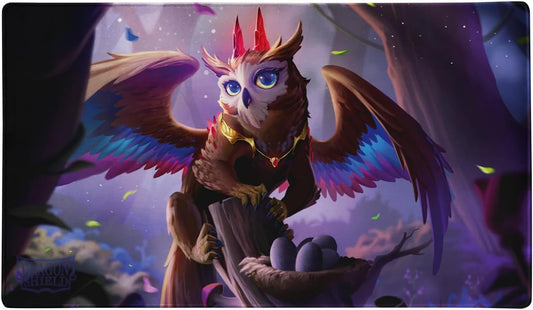 Dragon Shield Playmat – Standard Size TCG Playmat with Stitched Edges & Non-Slip Rubber Backing – Included Tube for Transport & Protection | Spirit Animals - The Dragowlis | Standard Size TCG, Stitched Edges, Non-Slip Rubber Backing, Included Tube for Tr