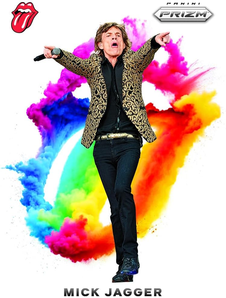 Panini 2025 Prizm The Rolling Stones Trading Card Hobby Mega Box (2 Silver Base Parallels Per Hobby Mega Box)