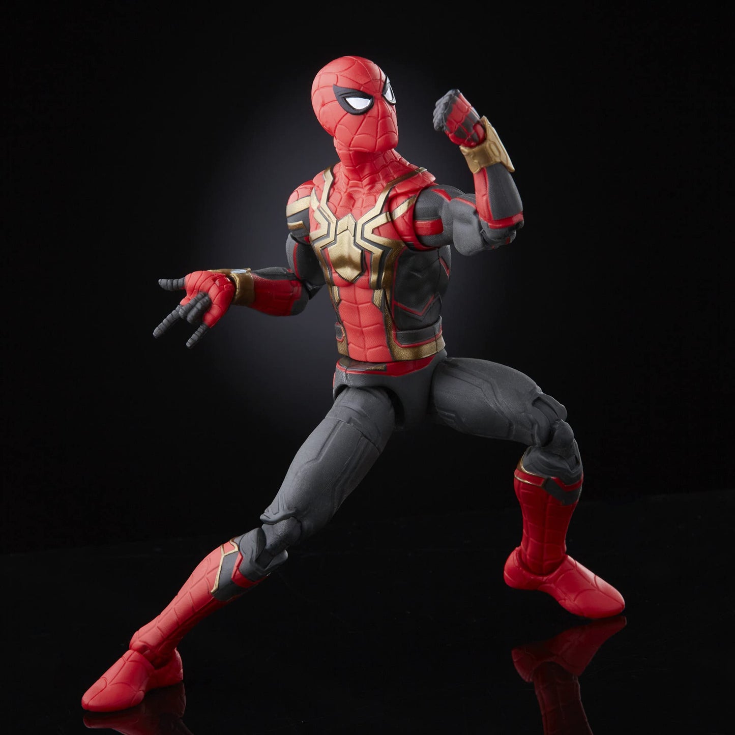 Spider-Man Marvel Legends Series Integrated Suit 6-inch Collectible Action Figure Toy, 2 Accessories